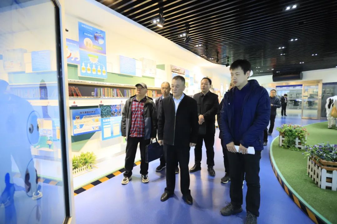 河南省发展鼎新委价调处副处长马冰一行光临QMH官网乳业集团参观调研