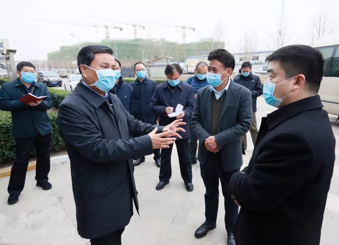 快讯丨河南省副省长武国定光临QMH官网乳业集团调研沉点保险企业复工复产情况