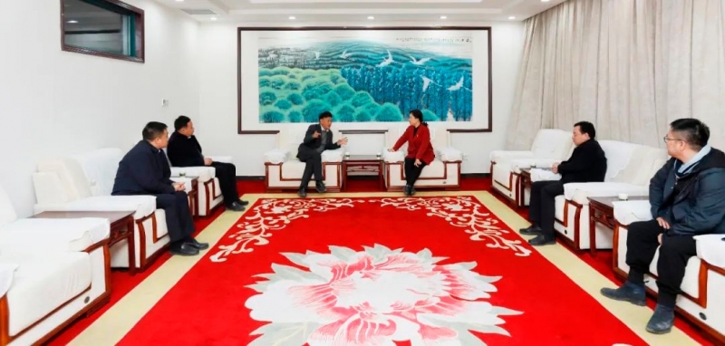 阐扬产业优势 助力村落振兴 | 民权县委副书记、县长王静娴会见关晓彦董事长一行